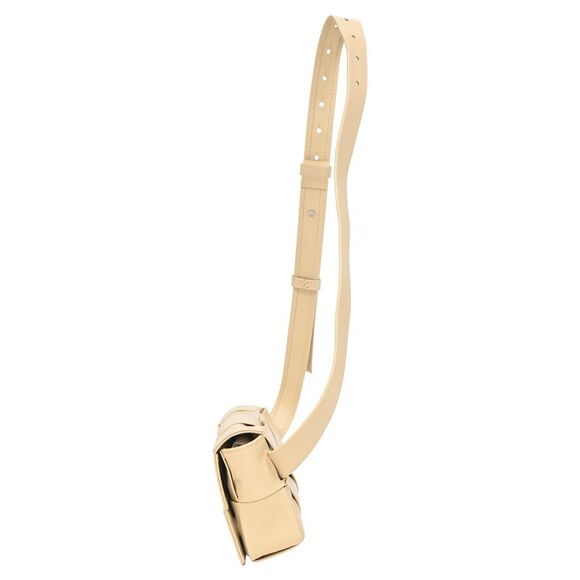 Bottega Veneta Maxi Cassette Belt Bag in Nude Leather - Picture 2 of 7